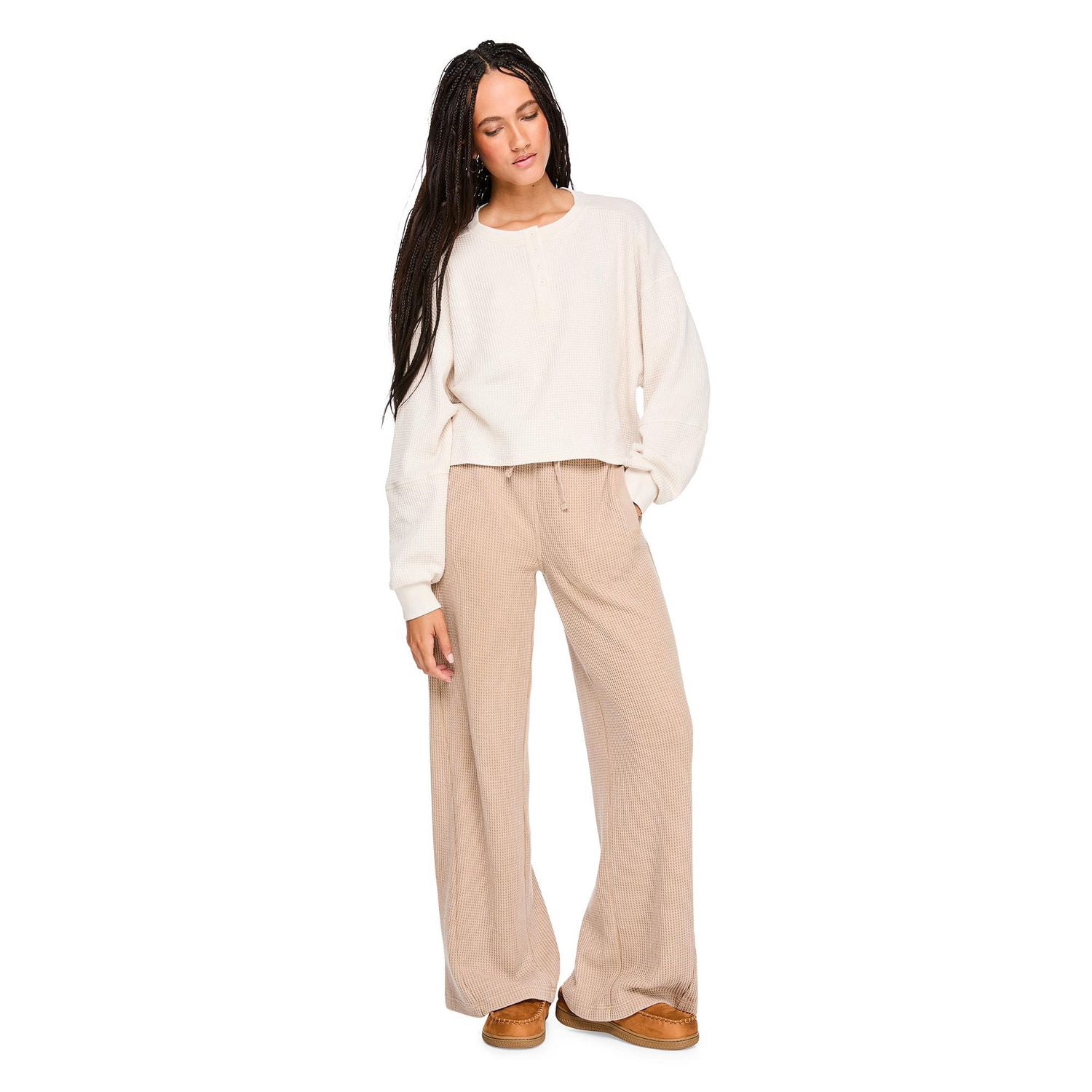 Wild Skye Women's Long-Sleeve Henley T-Shirt