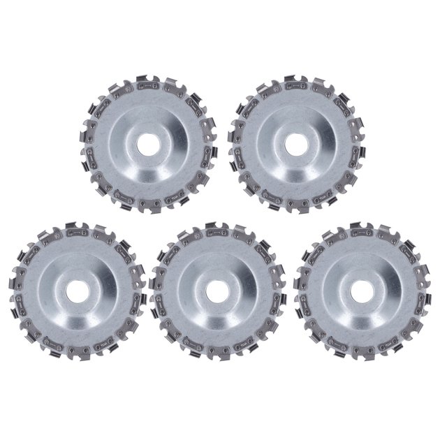 Disques de Tronçonneuse, Disque de Meuleuse d'Angle 5 Pcs Facile à Installer pour Taille de Jardin
