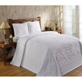 thumbnail image 1 of Better Trends BSTRDOWH Double & Full Trevor Bedspread, White - 96 in., 1 of 3