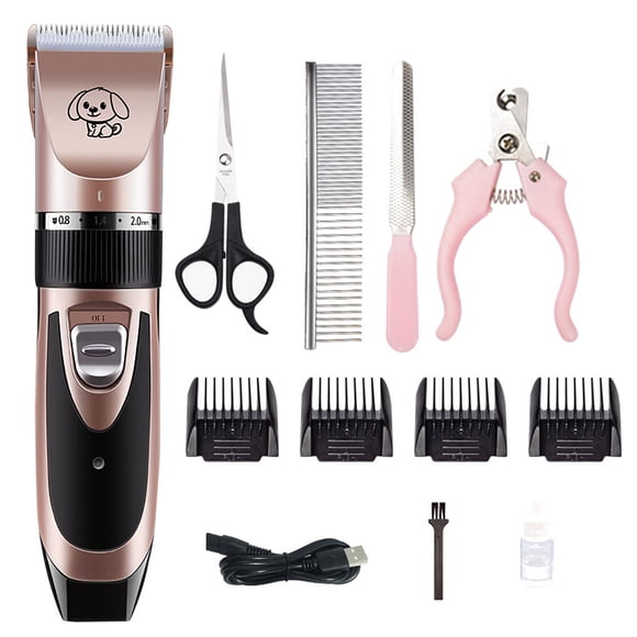 ZLight Electronic Pet Shave Hair Trimmer Set 5 Shave Hair Trimmer Modes Rechargeable Pet Styling Beauty Supplies No.07