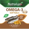 thumbnail image 1 of Omega-3 1000mg Fish Oil Halal Gelatin Free Softgels, 1 of 5