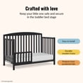 thumbnail image 4 of Dream On Me Universal Convertible Crib Toddler Guard Rail, 4 of 5