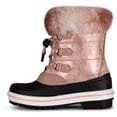 thumbnail image 3 of Trespass Unisex Kids Snowboot With Insulated Lining And Faux Fur Trim Eiry, 3 of 7