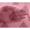 thumbnail image 4 of oneOone Viscose Chiffon Fabric Leaves & Tree Block Printed Fabric 1 Yard 42 Inch Wide, 4 of 4
