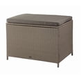 thumbnail image 1 of Patioflare Ferrara Wicker Deck Box Bench - Brown, 80 Gallons, 1 of 7