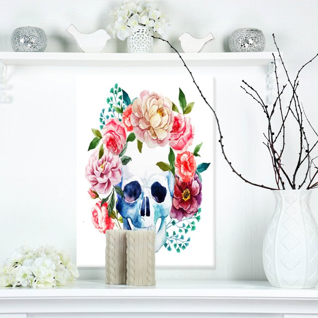 Design Art - Bouquet de Crânes Vectoriel Art