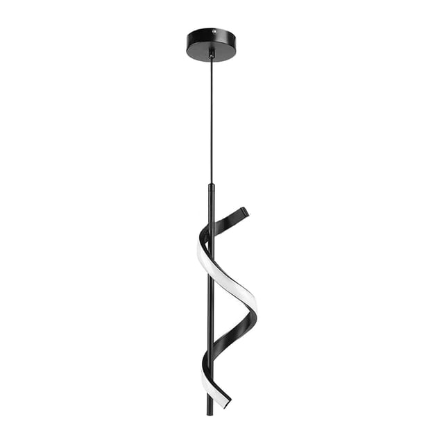 GROWTH TANK LED Pendant Light Chandelier Decor Height Adjustable Hanging Lamp Spiral Ceiling Warm Light