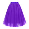 thumbnail image 5 of 2025 Jupe Basique Polyvalente Extensible à Fente Haute pour Femmes, Ligne A Évasée, Mini-Jupe Décontractée, Shorts, Patineuse, 5 of 5