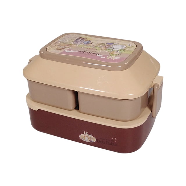 RKSTN Bento Box Double Plastic Children's Lunch Box Large Capacity Student Lunch Box Microwave Oven Adult Lunch Box BIG Bento Box