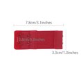 thumbnail image 3 of INSPIRE CHIC Rallonges de Soutien-Gorge Extensibles pour Femmes, 2 Pcs, 2x2/2x3/2x4 Crochets, Bretelle d'Extension de Soutien-Gorge Élastique au Dos, Bande de Soutien-Gorge Rouge-1 2 Rangées 2 Crochets, 3 of 6