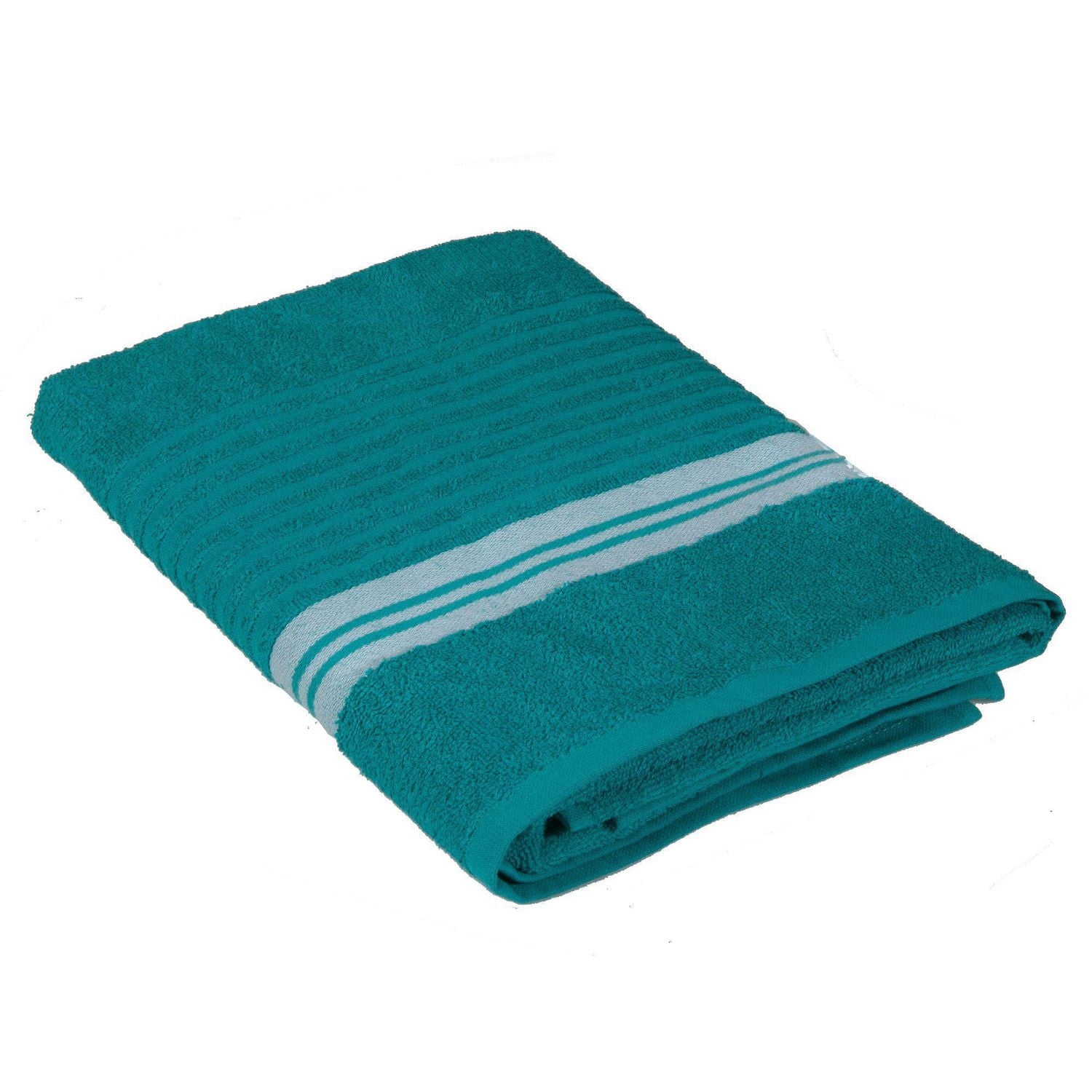Deluxe Serviette De Bain (27 X 50) (Teal) - Set of 2