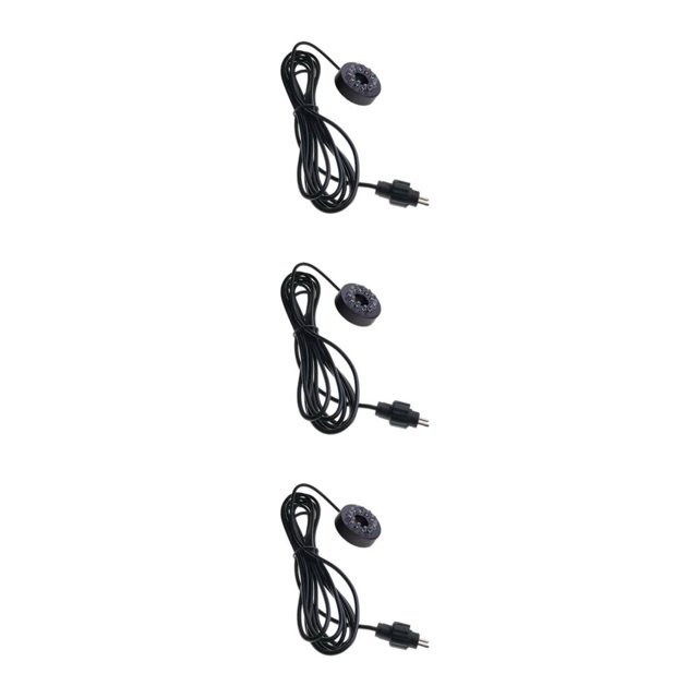 Redempat Practical Lights For Aquarium Multipurpose Durable Spray Head Fish Tank Accessories Lights Aquarium Humidifier White 12LED light 3PCS