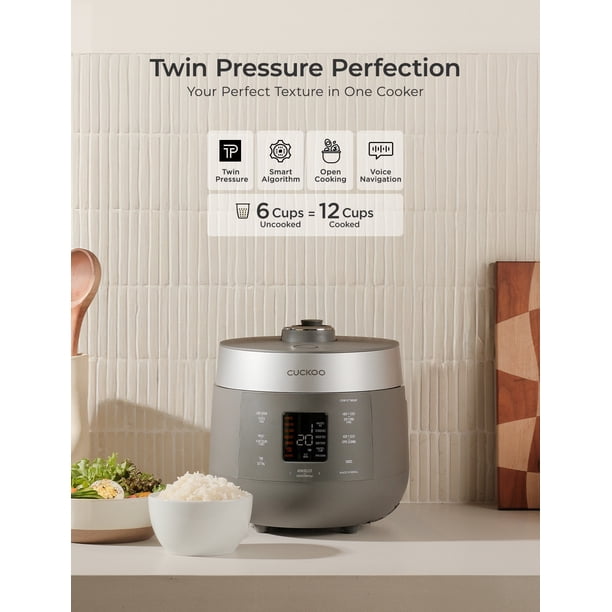 CUCKOO CRP-ST0609FG 6-Cup (Uncooked) / 12-Cup (Cooked) Twin