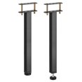 thumbnail image 1 of Unique Bargains 2 Sets Adjustable Height Bed Frame Support Legs Replacement(350mm-385mm/13.8'-15.2'), 1 of 6