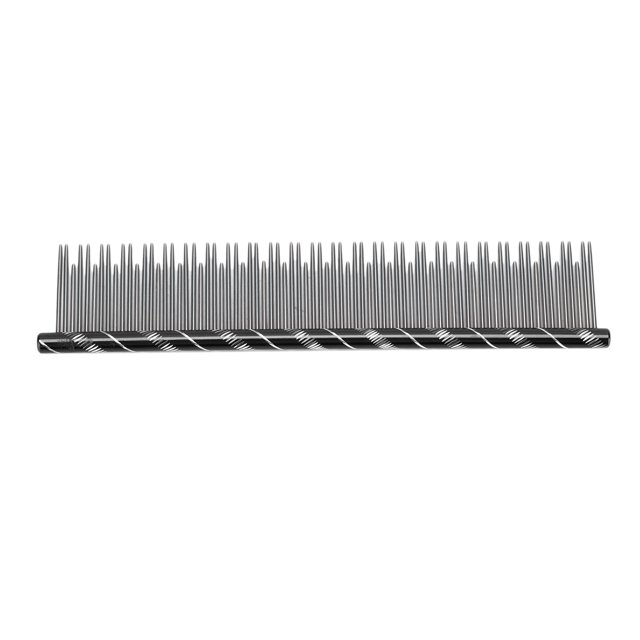 Peigne à Dents en Acier Inoxydable Cat, Peigne d'Épilation Confortable Robuste Durable Réutilisable Sûr pour les Animaux de Compagnie Rouge, Violet, Bleu, Vert, Noir