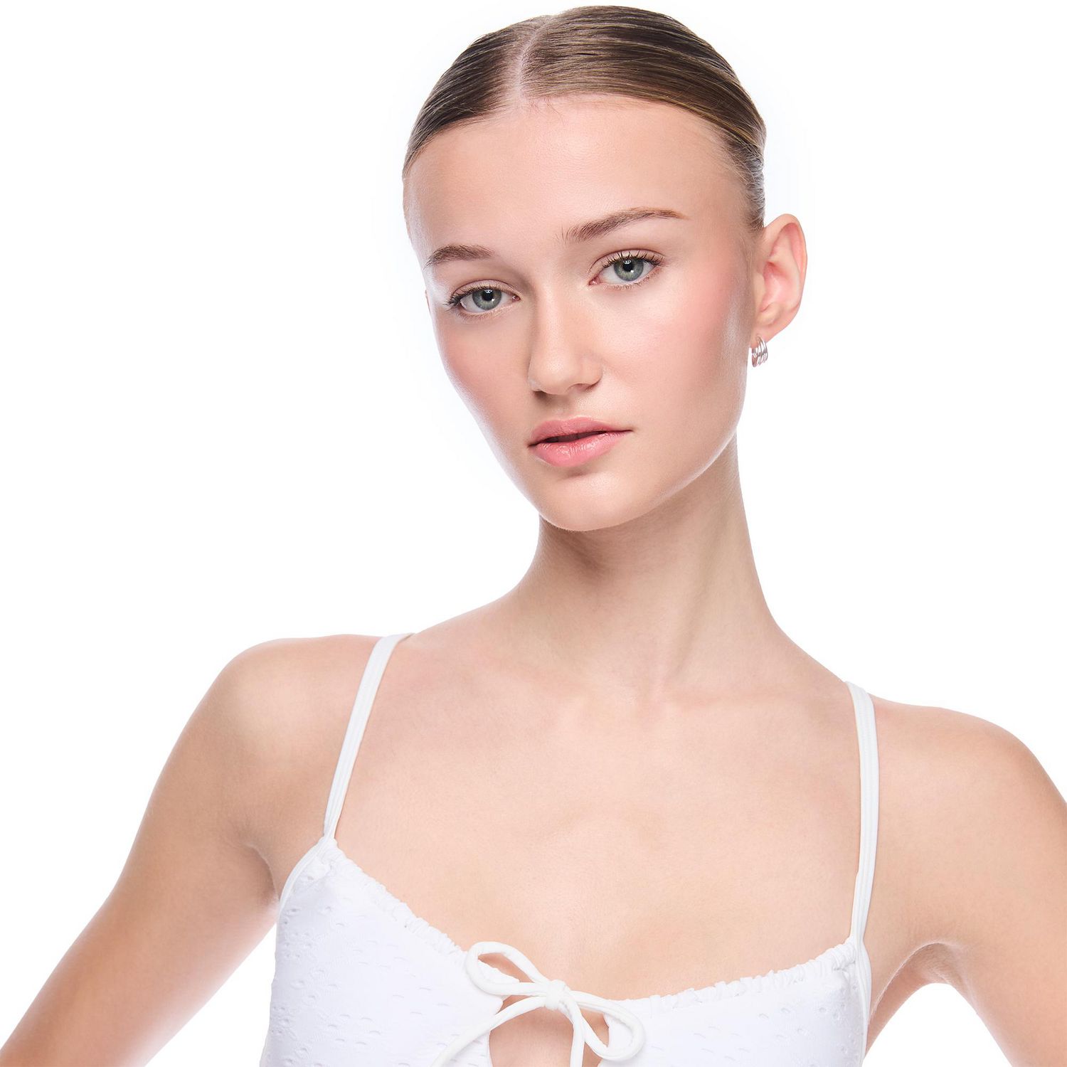 No Boundaries Women's Tie Front Bikini Top