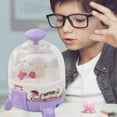 thumbnail image 3 of Purple Kids Rocket Claw Machine Toy Handheld Interactive Arcade Game Skill Challenge 4.13 Inch Mini Travel Size Entertainment Puzzle Gift For Children Age 5+ Purple, 3 of 8