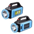 thumbnail image 3 of Yhmxh Camping Essentials Travel Essentials Camping Gear Solar Rechargeable Handheld Spotlight Flashlight, Super Bright Flashlight For Emergencies, Searchlight Spotlight, Flashlight Camping Lantern, 3 of 9