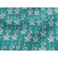 thumbnail image 4 of oneOone Viscose Jersey Fabric Rabbit Block Printed Fabric 1 Yard 60 Inch Wide, 4 of 5