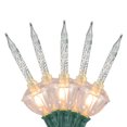 thumbnail image 2 of Northlight Glitter Retro Christmas Bubble Lights - Clear - 6' Green Wire - 7ct, 2 of 3