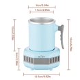thumbnail image 2 of Iodue Glass&Bottle Quick Cup Smart Mug Cooler Constant Heat Electric Portable For Home Restaurant (white), 2 of 2