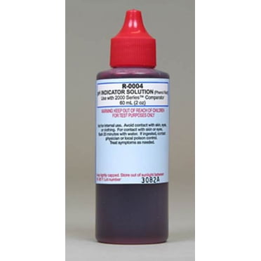 Taylor R-0004 Trousse de Test pour Piscine Réactif No 4 Indicateur de pH de 2 Oz Rouge Phénol