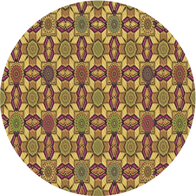 Ahgly Company Tapis de Zone Carré Jaune Transitionnel Lavable en Machine, 3 Pieds Carré