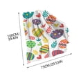 thumbnail image 3 of Easter Blanket Easter Eggs Blanket Flannel Digital Printed Conditioning Blanket Nap Blanket, 3 of 7