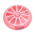 thumbnail image 1 of Boîte à Pilules 7 Compartiments Ronde Distributeur de Bonbons Portable Bureau École Voyage Camp Conteneur Boîte Rose, 1 of 9