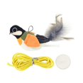 thumbnail image 1 of Tachiuwa Hanging Door Cat Toy Cat Activity Toy Interactive Feather Toy for Training orange, 1 of 9