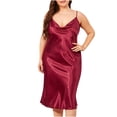 thumbnail image 2 of JDQJBZ Ladies Nightgowns Plus Size Sleeveless Sleep Gown Home Wear, 2 of 4