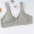 thumbnail image 4 of Virmaxy 3PC Womens Wireless Bra Oversized Gathering Comfortable Breathable Underwear Everyday Bra 3PC Comfortable Lace Breathable Bra Underwear No Rims Gray M, 4 of 4