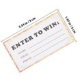 thumbnail image 2 of FONDOTIN 50Pcs Golden Raffle Tickets with Name Email Phone Fields for Party Contests and Door Prizes, 2 of 6