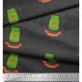 thumbnail image 3 of Soimoi Green Poly Georgette Fabric Jar & Happy Valentine Day Text Print Fabric by Yard 52 Inch Wide, 3 of 3
