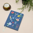 thumbnail image 4 of Think Ink Hardcover Embroidered Floral on Denim Journal - Blue, 6" x 8" 160 Pages, 4 of 4
