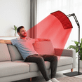 thumbnail image 2 of EZ-X Lampe de Luminothérapie Rouge - Luminothérapie Rouge et Infrarouge pour le Corps et le Visage avec Support Ajustable - 360 DEL - Appareil de Luminothérapie Infrarouge 660 Nm et 850 Nm - Bras et Hauteur Ajustables, 2 of 5