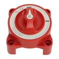 thumbnail image 2 of Battery Disconnect Switch, 350A 48V 2 Gear Stud Red Strong  Marine Battery Selector Switch for RV Marine Automotive Battery, 2 of 8