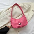 thumbnail image 4 of Sacs Hobo pour Femmes Légers, Sacs à Main Mode, Pochette Unie (Vert), 4 of 10