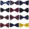 thumbnail image 3 of fastboy Cravate Formelle à Motif Coloré pour Hommes Adulte Homme Affaires Réunion Mariage Fil Polyester Nœud Papillon, 3 of 8