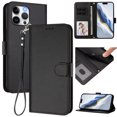 thumbnail image 1 of GANGXUN Wallet Case for iPhone 13 Pro Max – Magnetic Closure, RFID Blocking, Wrist Strap, Wireless Charging Compatible, 1 of 6