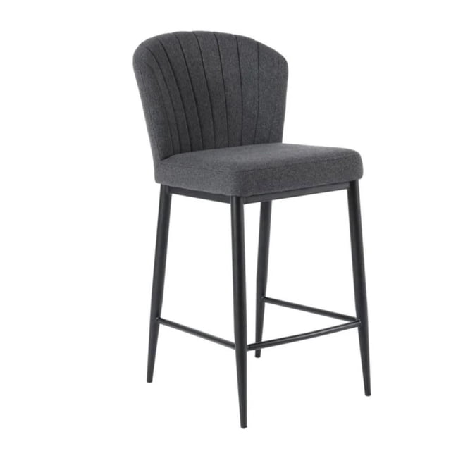 Take Me Home Hallberg Counter Stool in Grey for Dining Area
