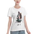 thumbnail image 2 of T-Shirt Basique à Manches Courtes pour Femmes Demon Slayer : Tanjirou et Nidouzi, 2 of 6