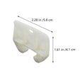 thumbnail image 2 of 10pcs Plastic Drawer Track Guides Slides Replacement Furniture Parts, 2 of 7