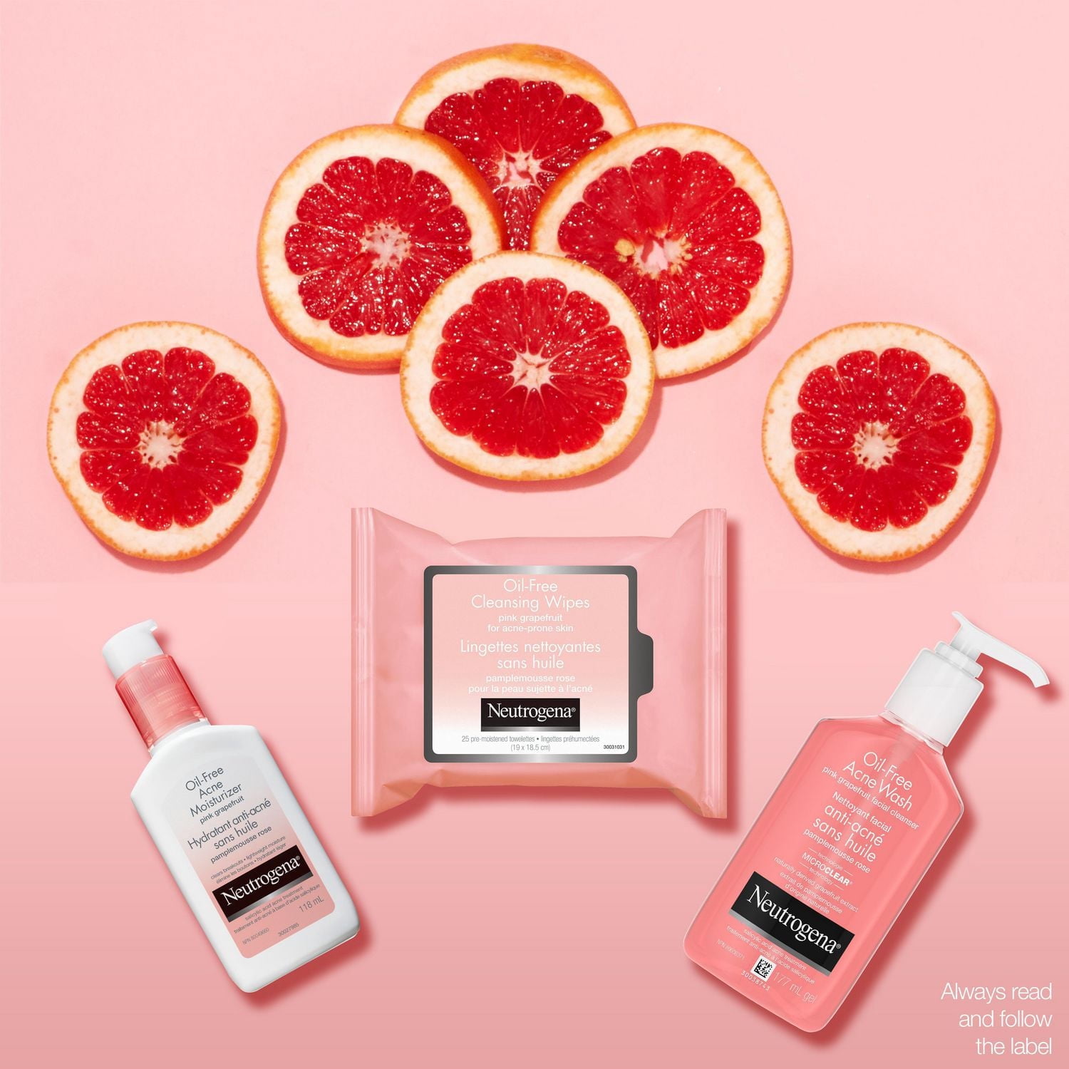 Neutrogena Oil Free Acne Moisturizer, Pink Grapefruit Face Moisturizer