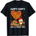 thumbnail image 1 of Humpty Dumpty Had A Great Fall Thanksgiving Autumn Halloween T-Shirt - As Picture - S, 1 of 2