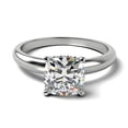 thumbnail image 1 of 2,12 Ct Excellente Ronde Bagues de Mariage Diamond pour les Femmes Solide 950 Platine, 1 of 4