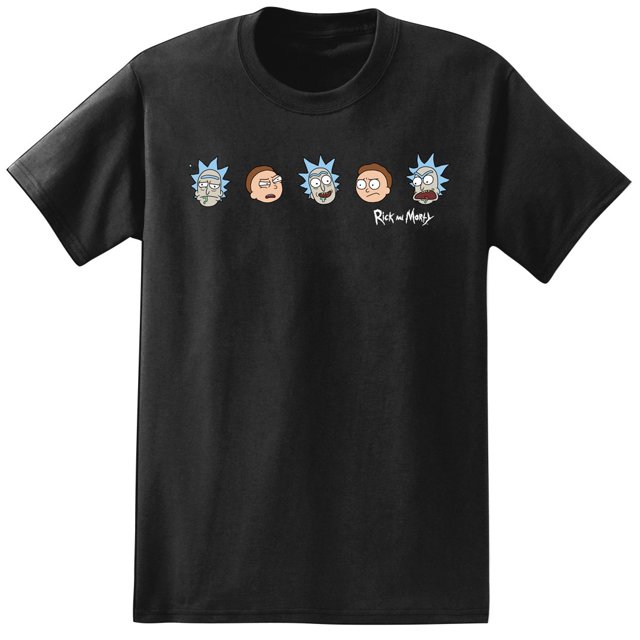 Rick and Morty - T-Shirt Homme Expressions de Tête