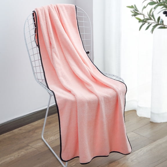 Large Microfiber Bath Towel | Super Absorbent & Fast Drying Shower Towel | Extra Thick & Soft Bathroom Towels for Women, Men, Gym, Beach & Travel