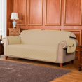 thumbnail image 2 of Subrtex Stretch 1-Piece Quilted Reversible Sofa Slipcover with Non-Slip Elastic Straps Washable Pet Couch Cover, 2 of 6