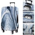 thumbnail image 3 of Travel Luggage Cover Suitcase Protector Fits 18-32 Inch Luggage Wheel Covers Patterned Travel Related Items Flower Luggage Protector Elastic Luggage Anti-scratch Suitcase Cover L, 3 of 5